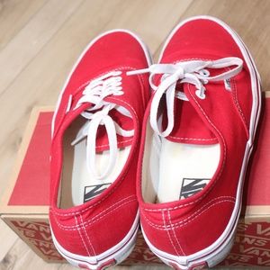 VANS RED CLASSIC